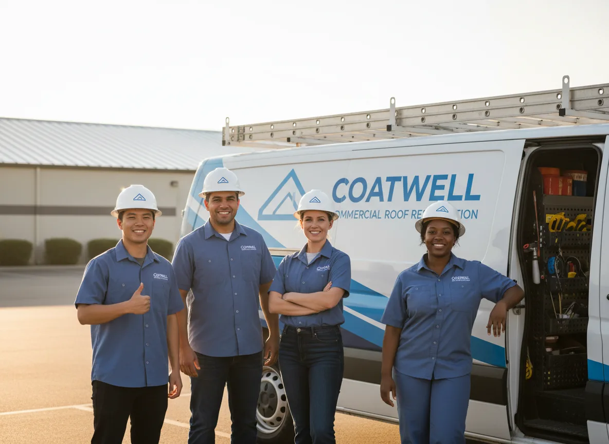Commercial roof coating company in Nora Springs, IA